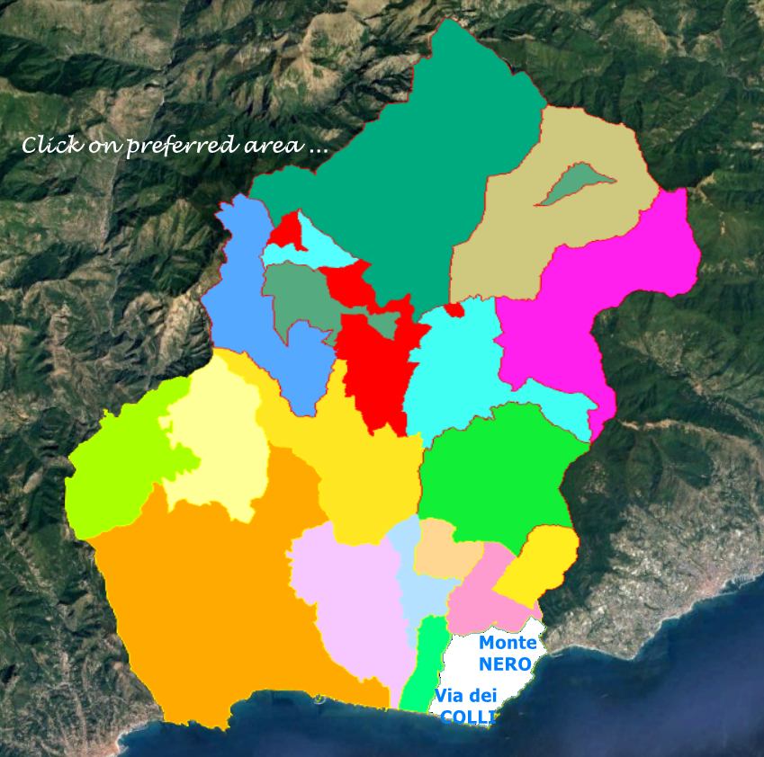 Bordighera via dei COLLI monte NERO